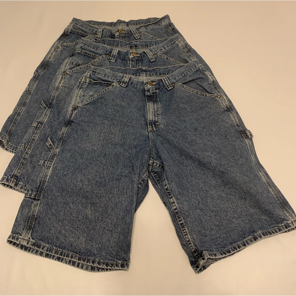 LEE DUNGAREES MENS 33 WAIST CARPENTER SHORTS (3 pair)